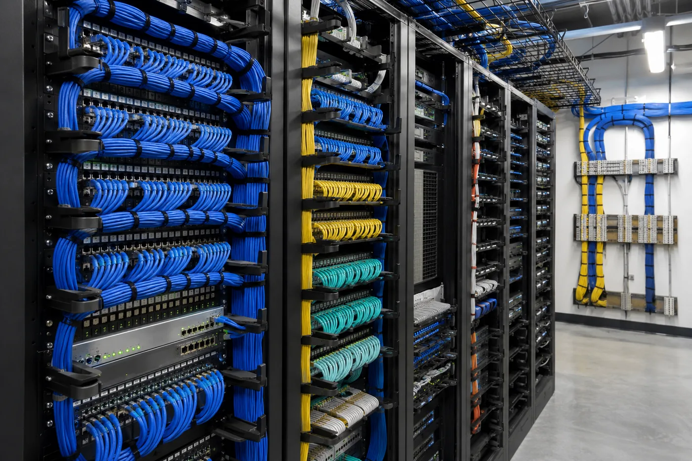 Técnicos Connexum certificando cableado estructurado con Fluke en sitio
